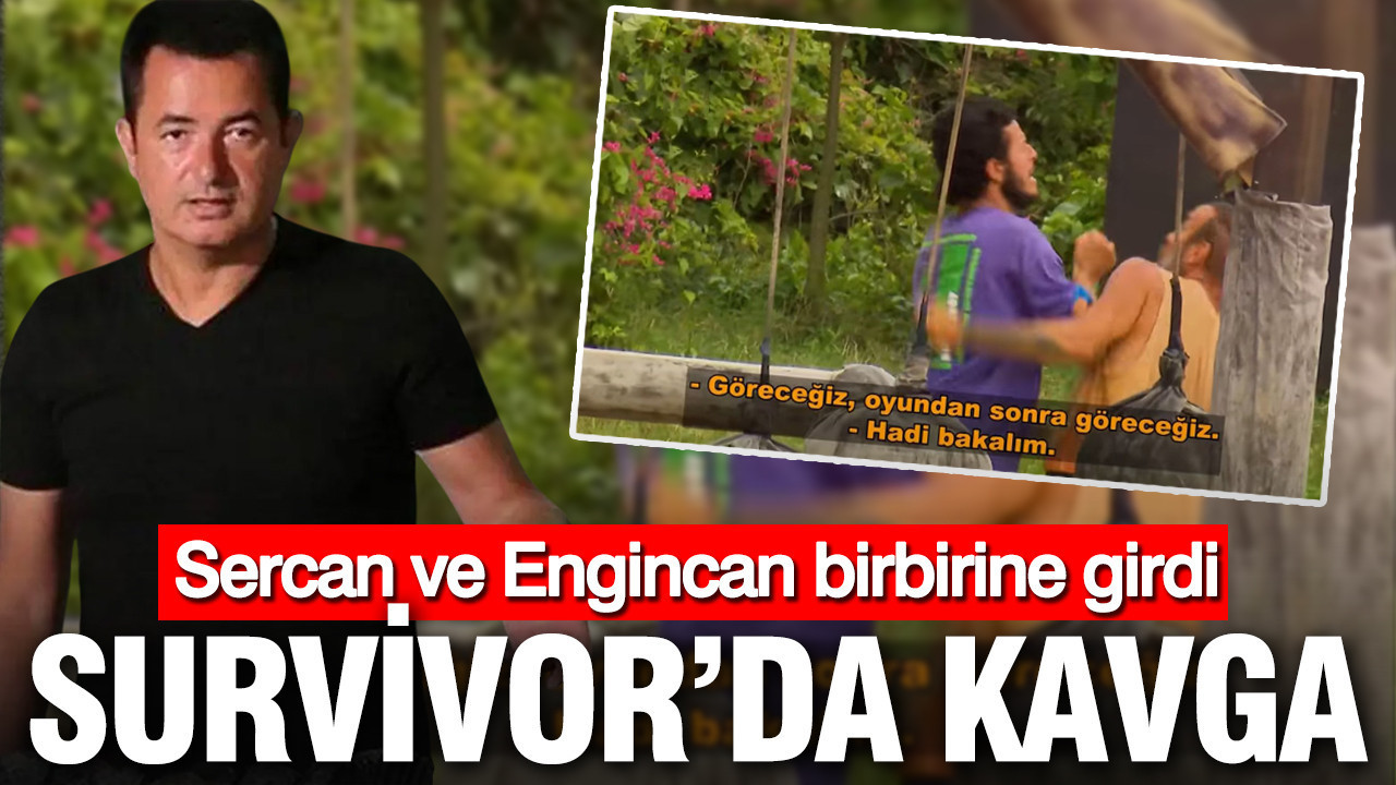 Survivor ortalık karıştı: Sercan ve Engincan birbirine girdi