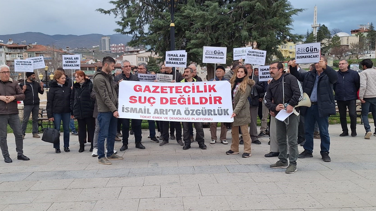 Tokat’ta 'Gazetecilik suç değildir' sesleri: İsmail Arı için özgürlük çağrısı