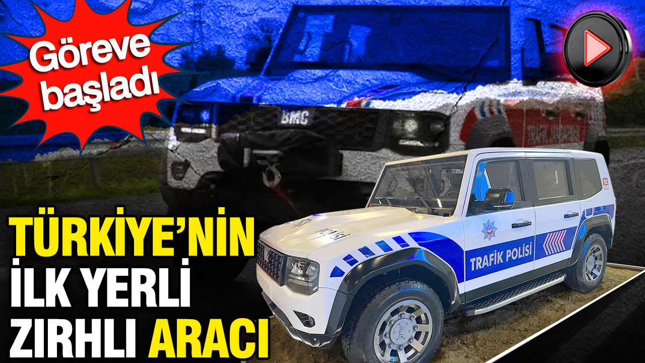 Türkiye'nin ilk yerli ve milli zırhlı SUV aracı TULGA 4x4 göreve başladı