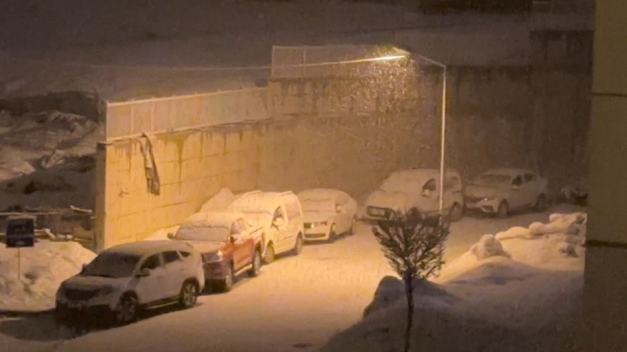 Yüksekova’da kar yağışı etkili oldu