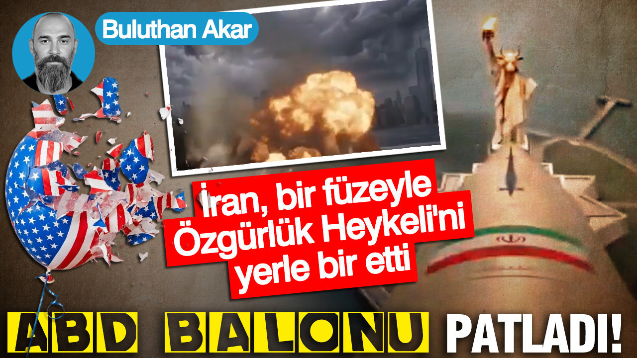 ABD balonu patladı: İran, bir füzeyle Özgürlük Heykeli'ni yerle bir etti