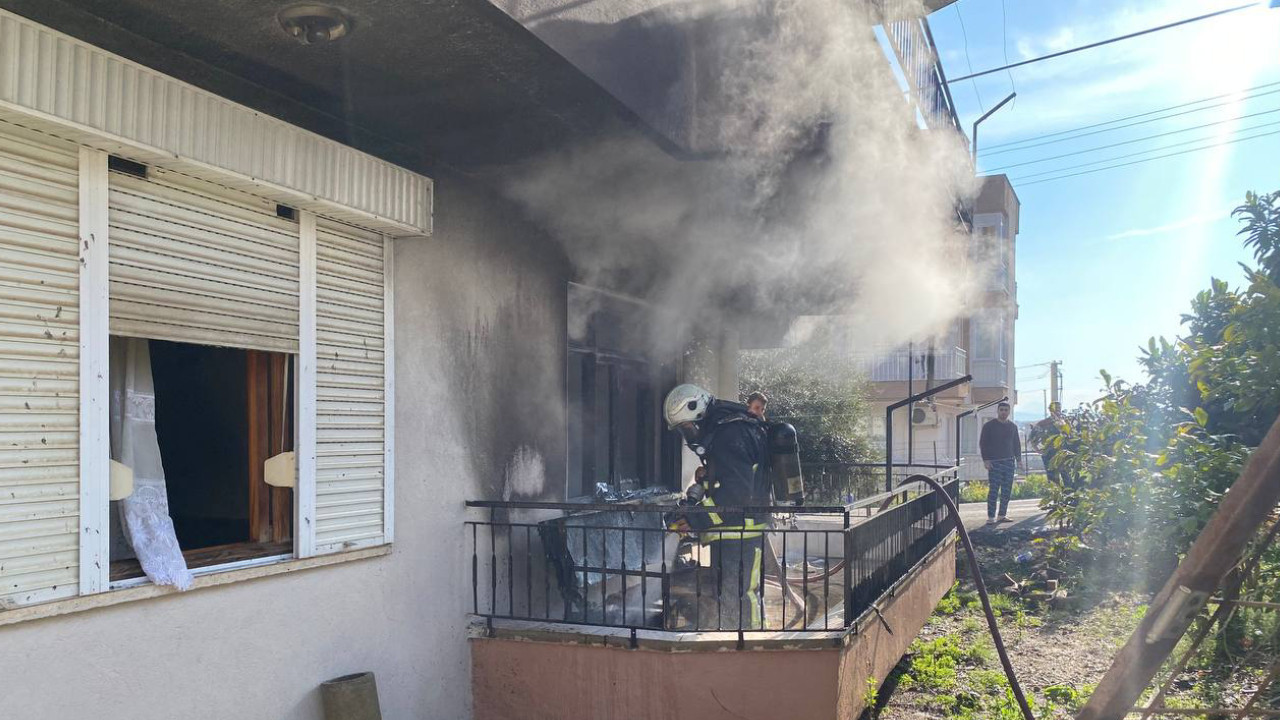 Antalya'da yangın: 1 yaralı