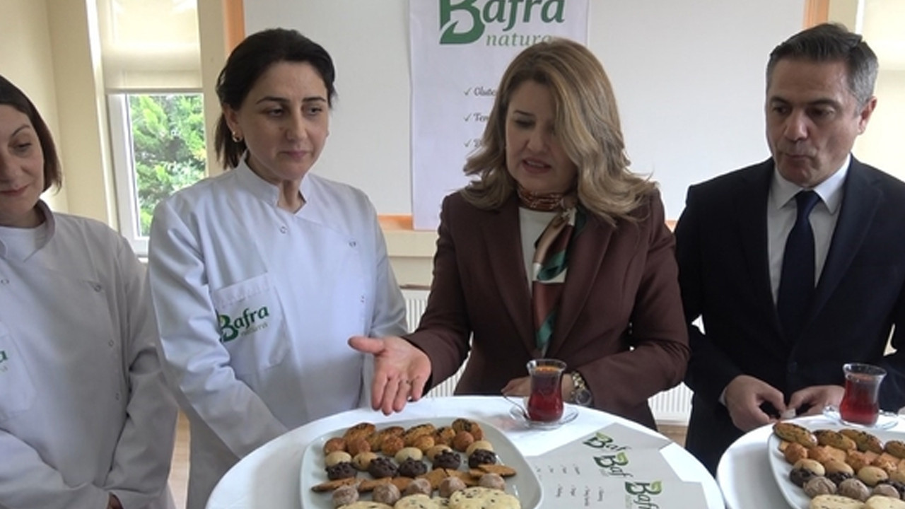 Bafra’da kadınlardan glütensiz üretim atağı