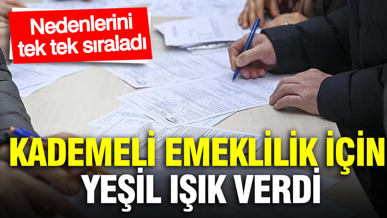 Kademeli emeklilik için yeşil ışık verdi: SGK uzmanı Özgür Erdursun yazdı