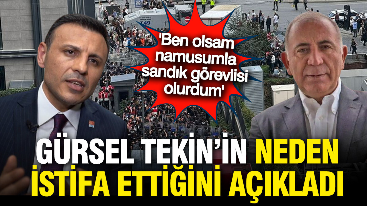 Özgür Çelik kayyum Gürsel Tekin'in neden istifa ettiğini belgesiyle açıkladı: Ben gider namusumla...