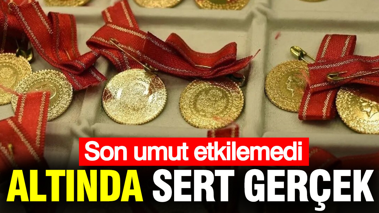 Altında sert gerçek: Son umut etkilemedi
