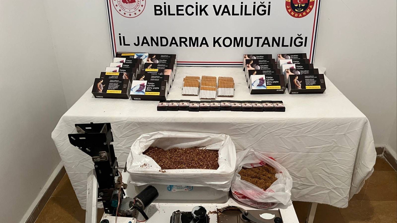Bilecik’te jandarmadan kaçakçılık operasyonu! Binlerce makaron ele geçirildi