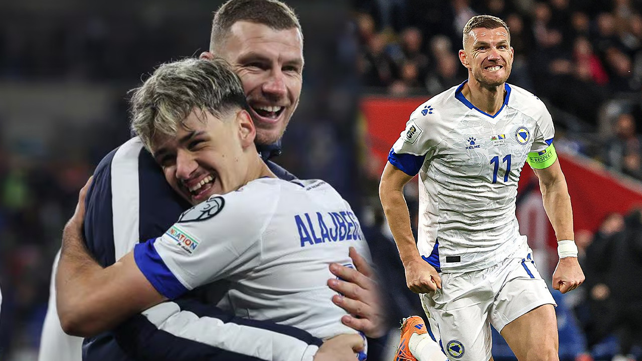 Dzeko'nun azmi Bosna Hersek'e hayat verdi: Son dakika golüyle Galler'i yıktı