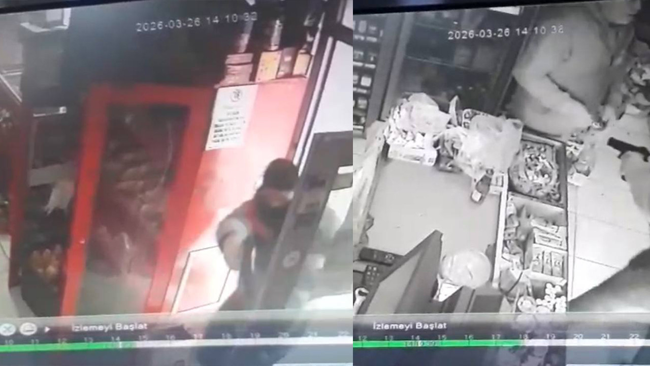 Oyuncak silahla bakkalı bastı, sonra bıçak çekti