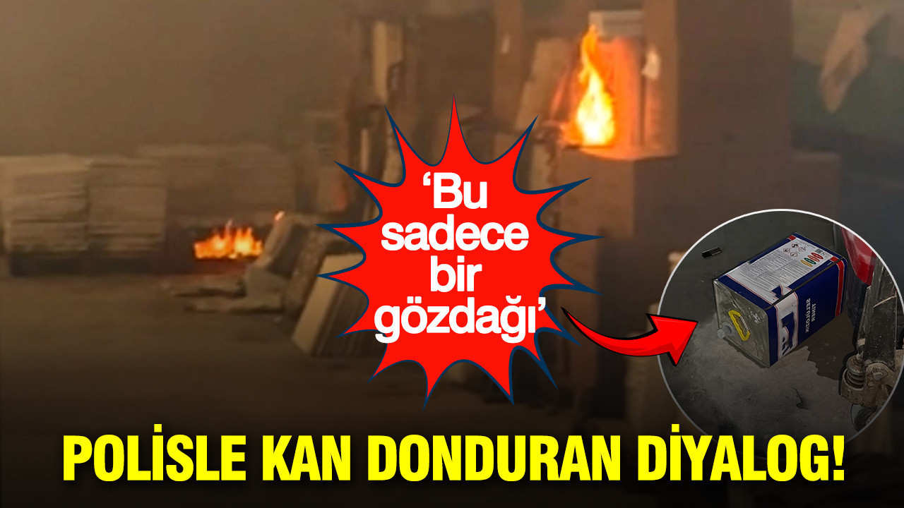 Polisle kan donduran diyalog: ‘Bu sadece bir gözdağı’