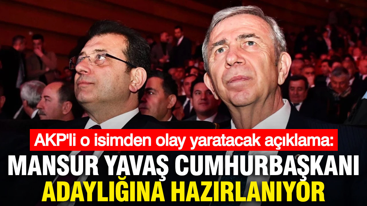 AKP'li Metin Külünk'ten olay yaratacak açıklama: Mansur Yavaş adaylığa hazırlanıyor