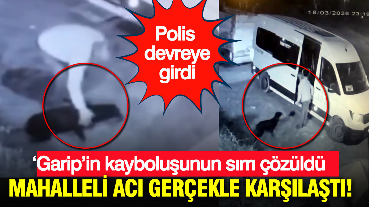 Mahalleli acı gerçekle karşılaştı: ‘Garip’in kayboluşunun sırrı çözüldü: Polis devreye girdi
