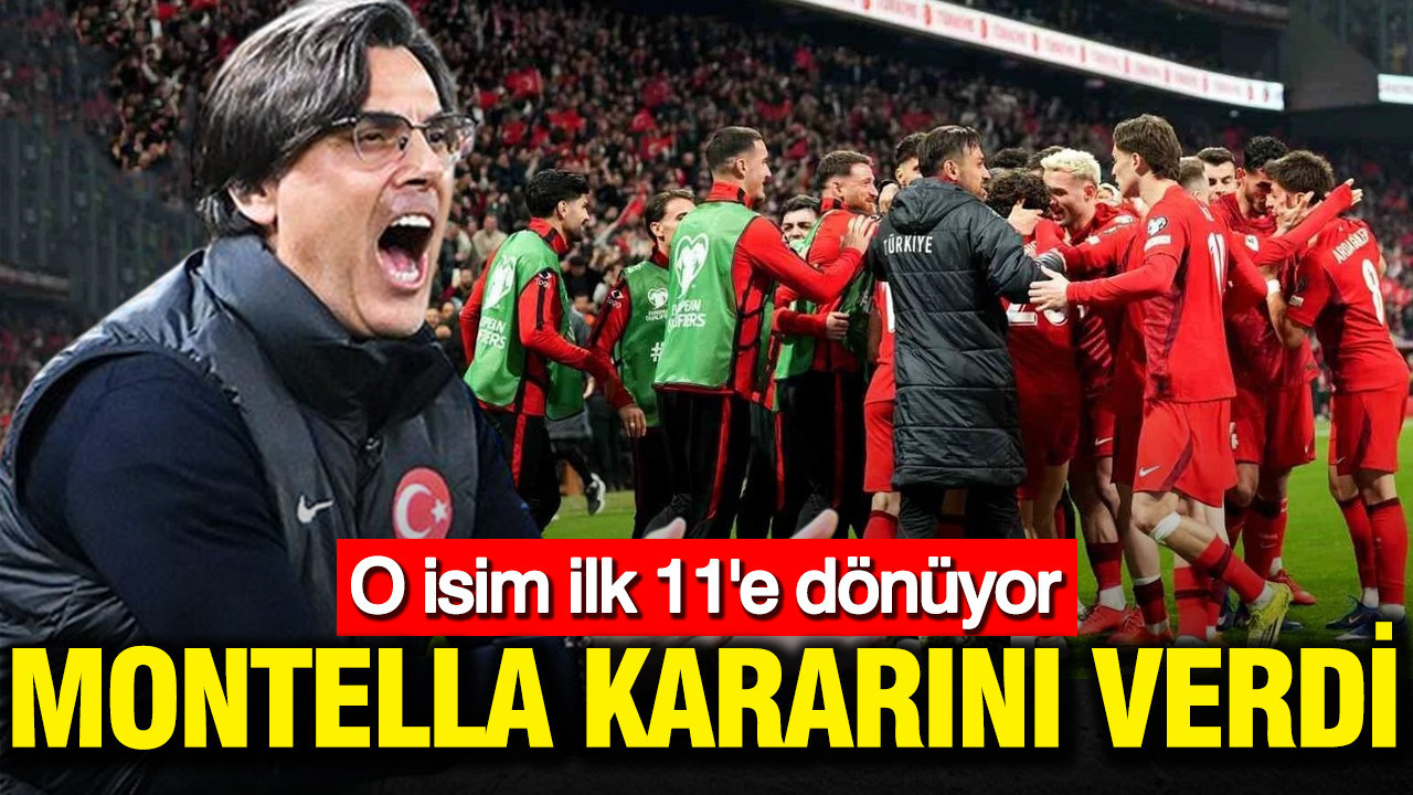Montella sonunda kararını verdi: O isim ilk 11'e dönüyor
