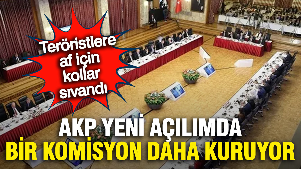 Teröristlere af için kollar sıvandı: AKP çözüm sürecinde bir komisyon daha kuruyor