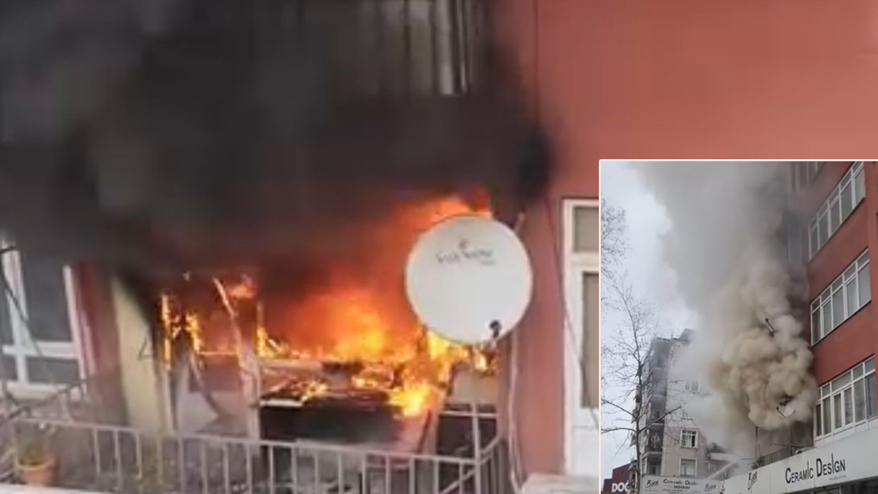 Alevlerin arasında kaldı. Dumanlar binayı sardı: Gölcük’te korku dolu anlar
