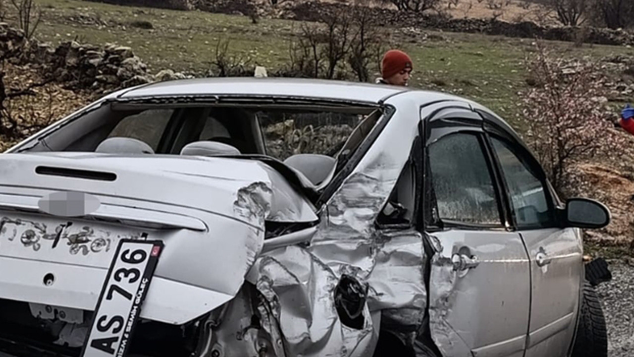 Batman’da otomobil yoldan çıktı: 1 yaralı