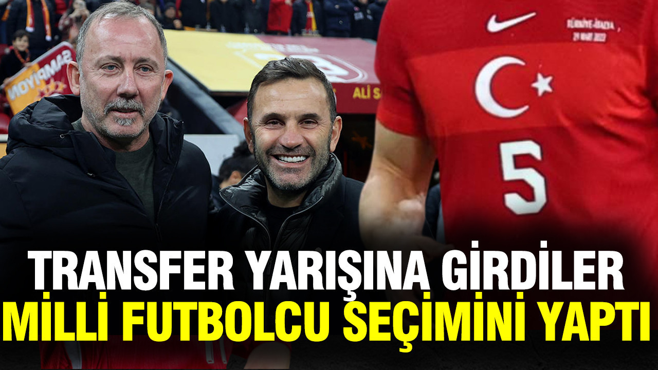 Galatasaray ve Beşiktaş transfer derbisinde: Milli futbolcunun tercihi belli oldu