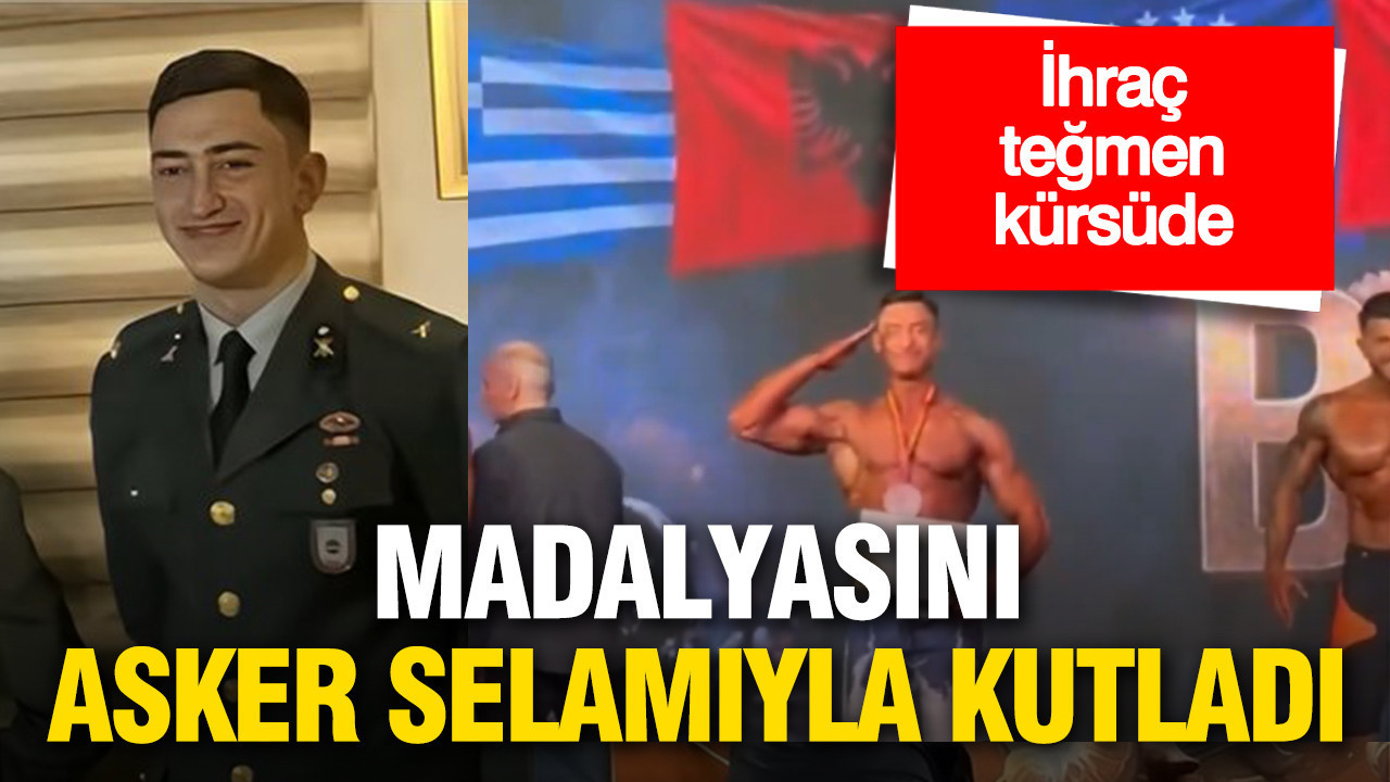 İhraç edilen teğmen kürsüde: Madalyasını asker selamıyla kutladı