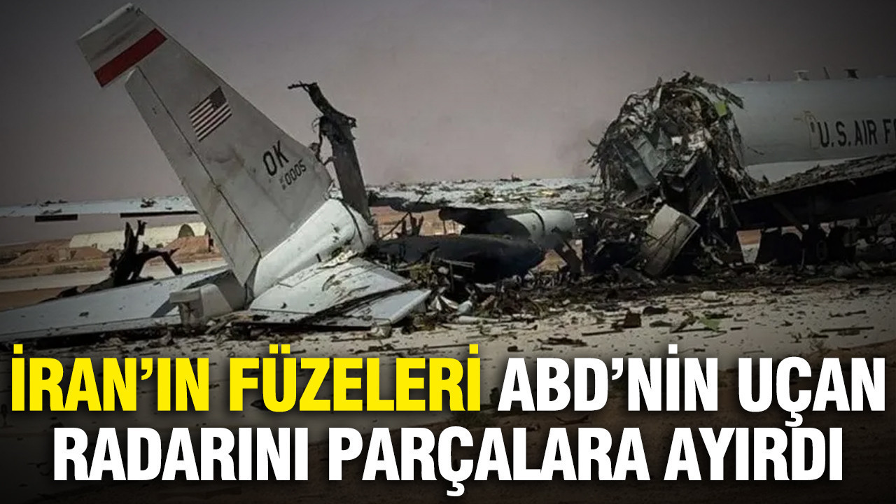 İran'dan ABD'ye darbe... İran'ın füzeleri ABD'nin uçan radarını parçalara ayırdı