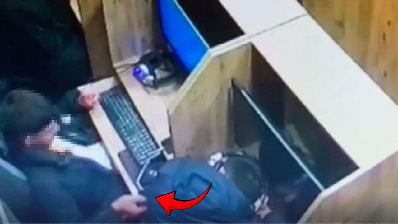 Kaşla göz arasında çaldı: İnternet kafede ‘pes’ dedirten hırsızlık: Oynadığı oyunu da yarım bırakmadı