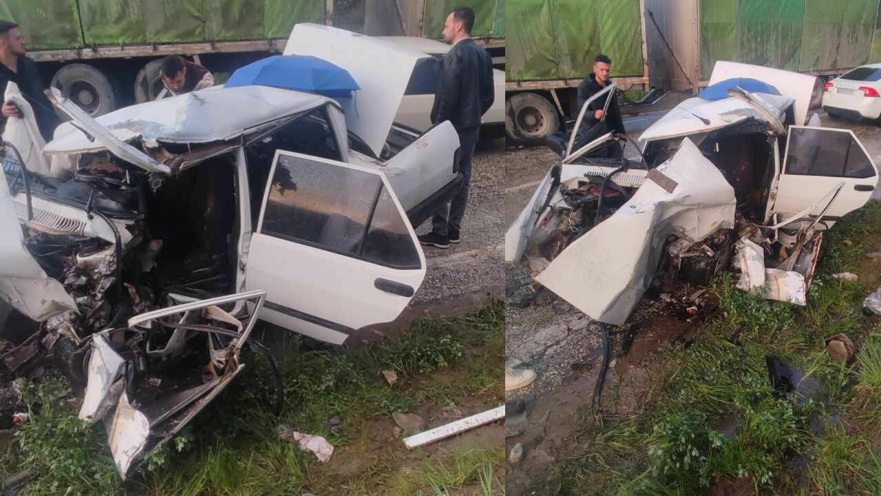 Otomobil ile TIR çarpıştı: 1’i ağır 3 yaralı