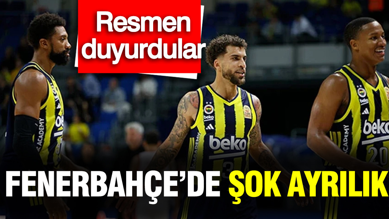 Fenerbahçe Beko'da şok ayrılık: Resmi açıklama geldi