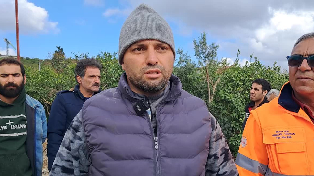 Hatay’da TOKİ işçilerinden eylem