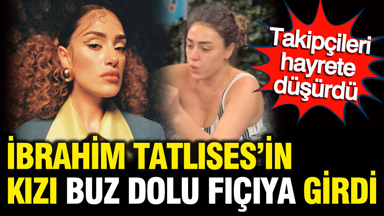 ‘İmparator’ lakaplı İbrahim Tatlıses’in kızı Dilan Çıtak buz dolu fıçıya girdi: Takipçileri hayrete düşürdü