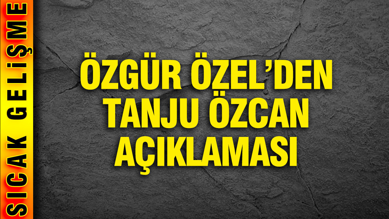 Özgür Özel, Tanju Özcan'ı ziyaret etti: Ortada şikayetçi yok