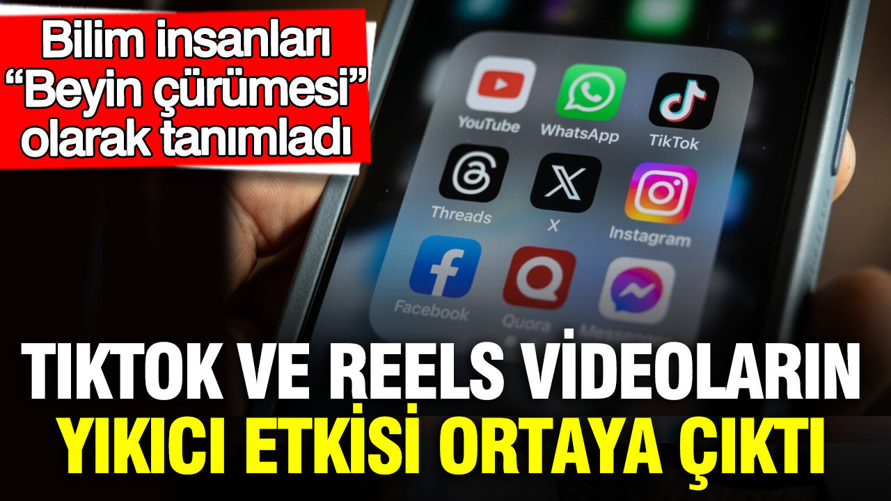 TikTok ve reels videoların yıkıcı etkisi ortaya çıktı: Bilim insanları “Beyin çürümesi” olarak tanımladı