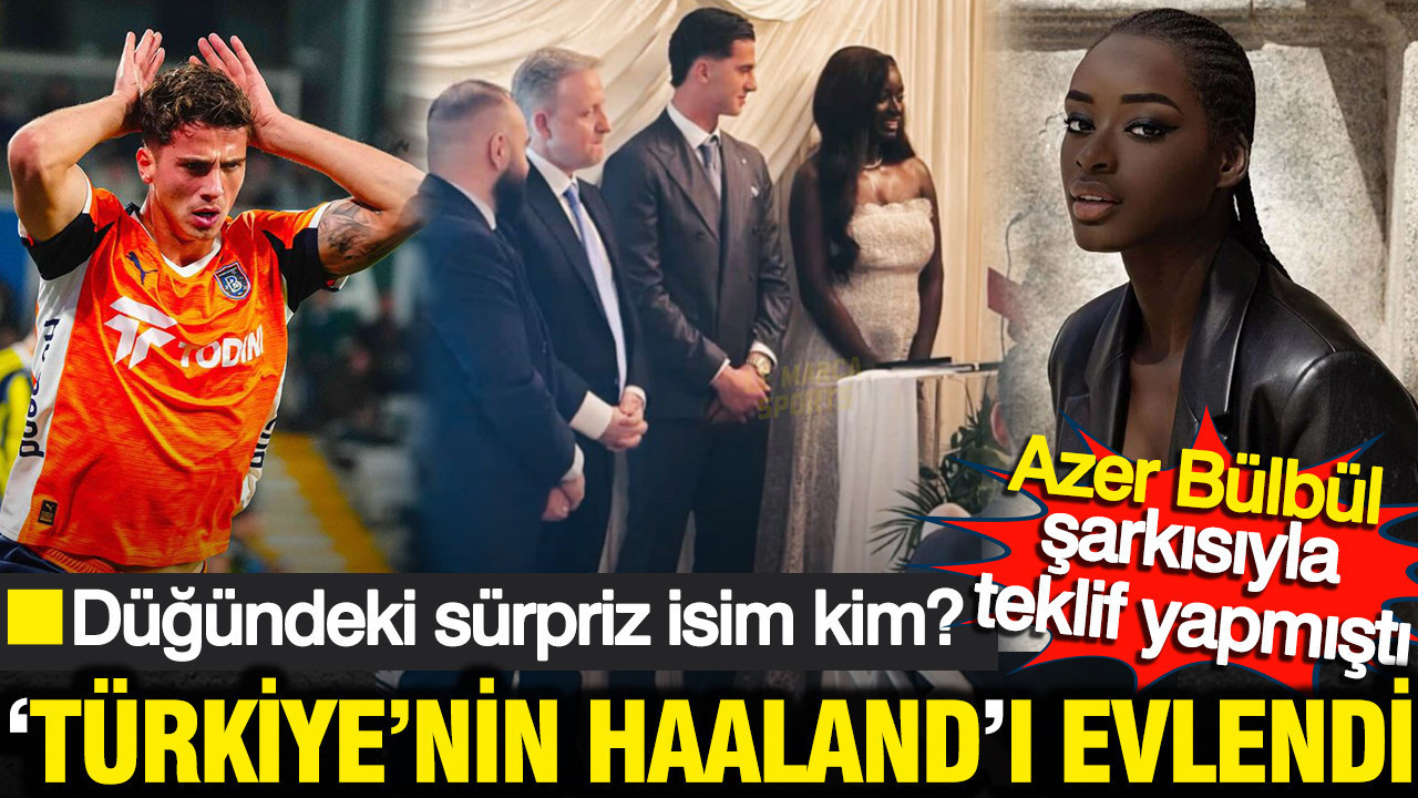 ‘Türkiye’nin Haaland’ı Bertuğ Yıldırım evlendi: Portekizli model Oriana Correia Gomes’e Boğaz’da Azer Bülbül’le teklif yapmıştı