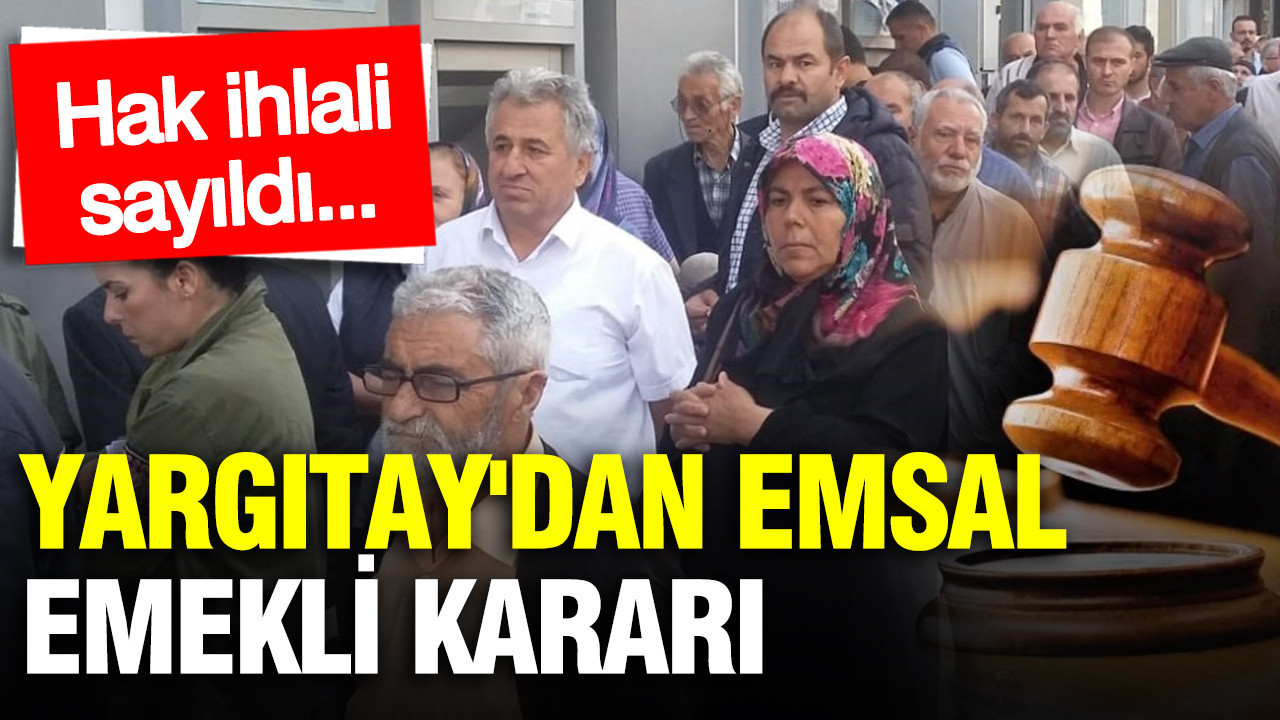 Yargıtay'dan emsal emekli çalışan kararı: Hak ihlali sayıldı