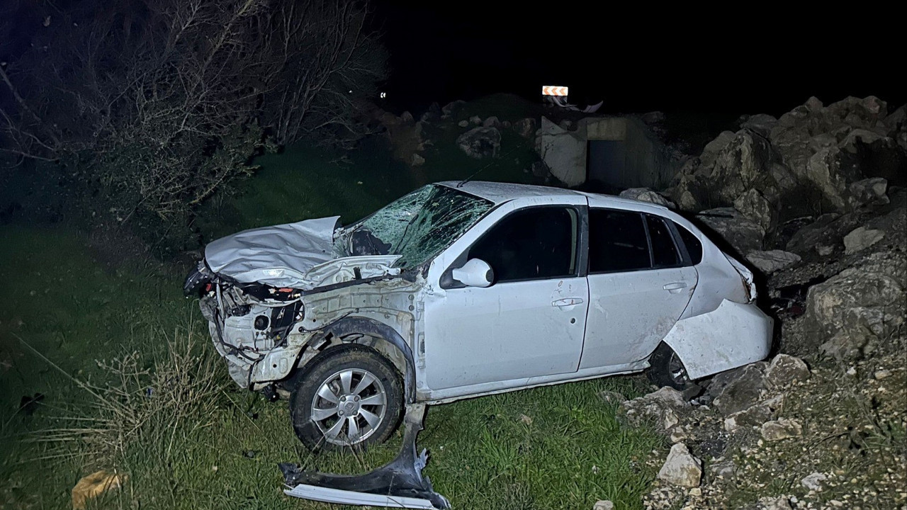 Yoğun yağış kazaya neden oldu