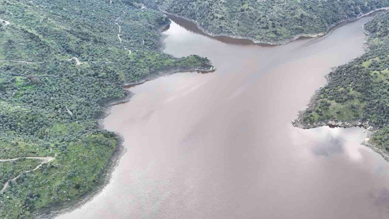 Aydın'da barajlar yağmurla canlandı