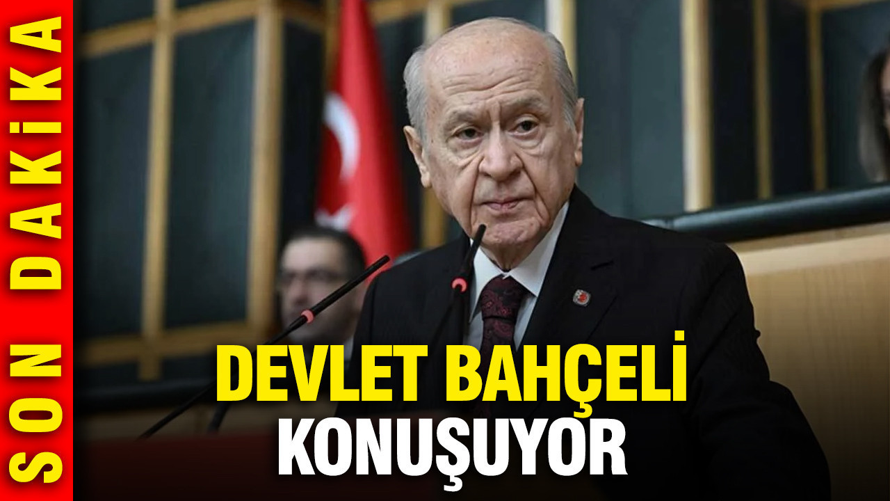 Devlet Bahçeli grup toplantısında konuşuyor