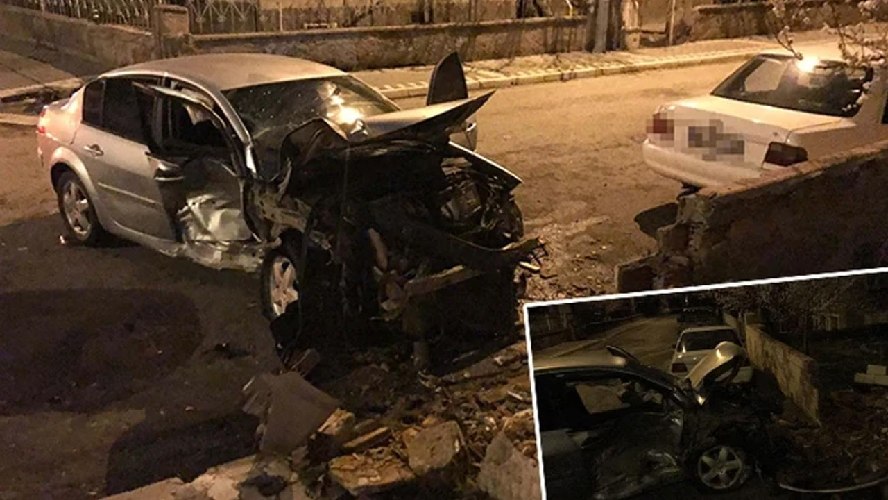 Kayseri'de iki otomobil çarpıştı: 1'i ağır 5 yaralı