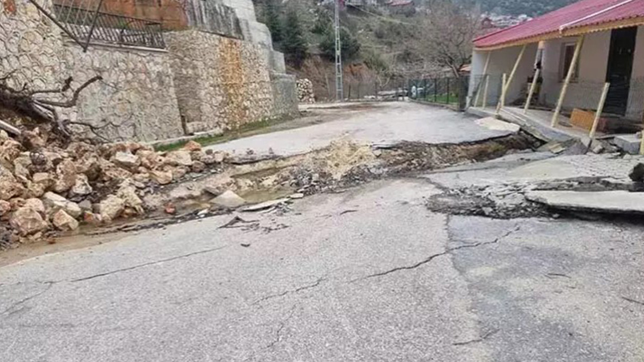 Mersin'deki heyelanın hasar raporu ortaya çıktı