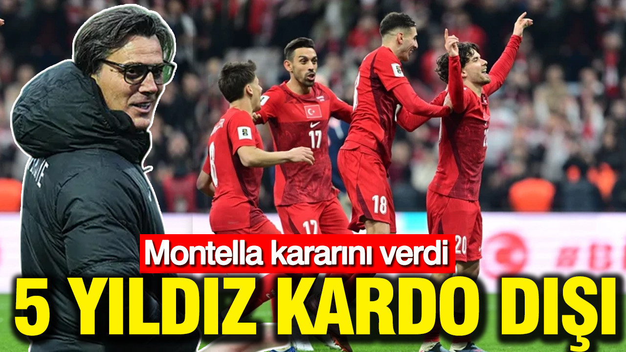 Montella kararını verdi: 5 yıldız kadro dışı