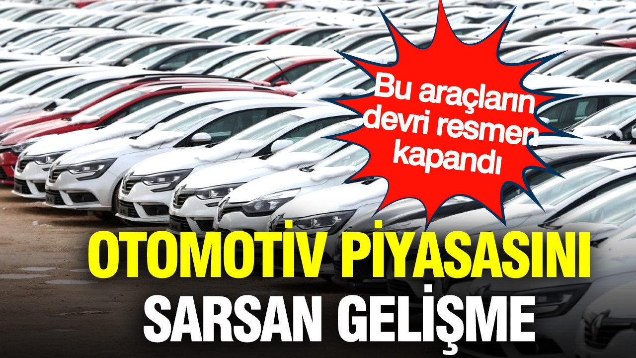 Otomotiv piyasasında 'akaryakıt' depremi: Bu araçların devri bitti