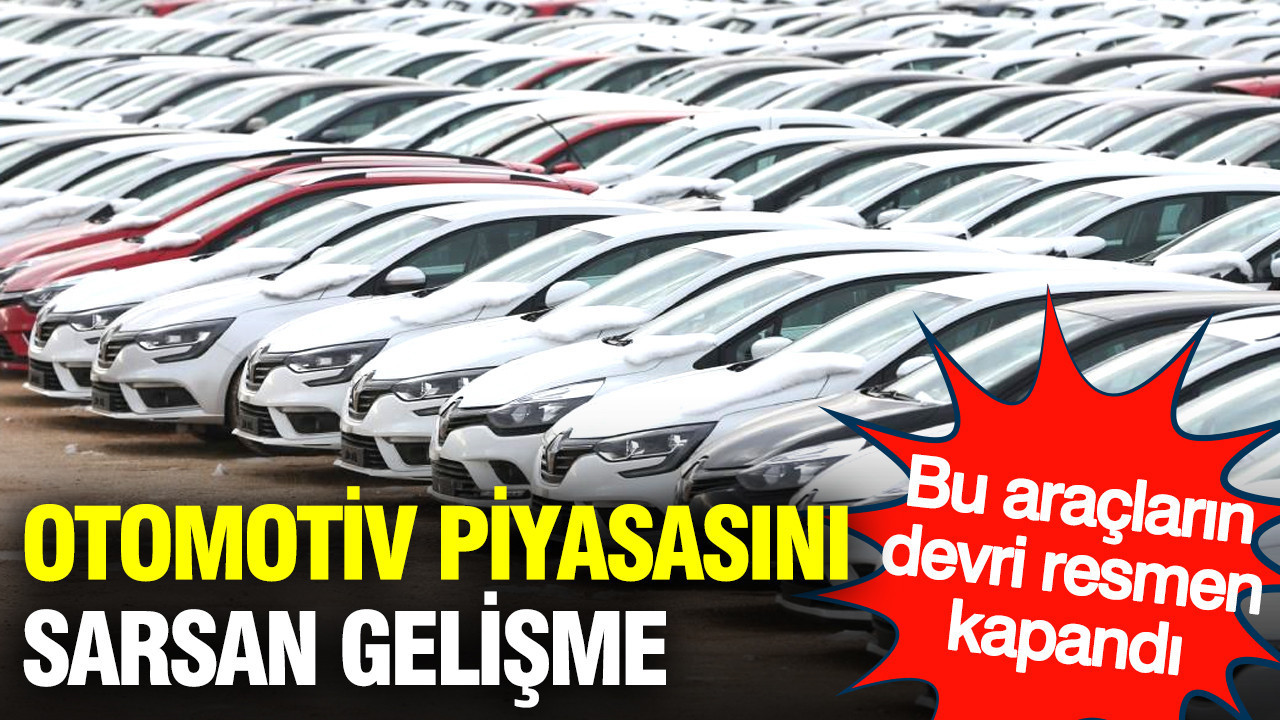 Otomotiv piyasasında 'akaryakıt' depremi: Bu araçların devri bitti