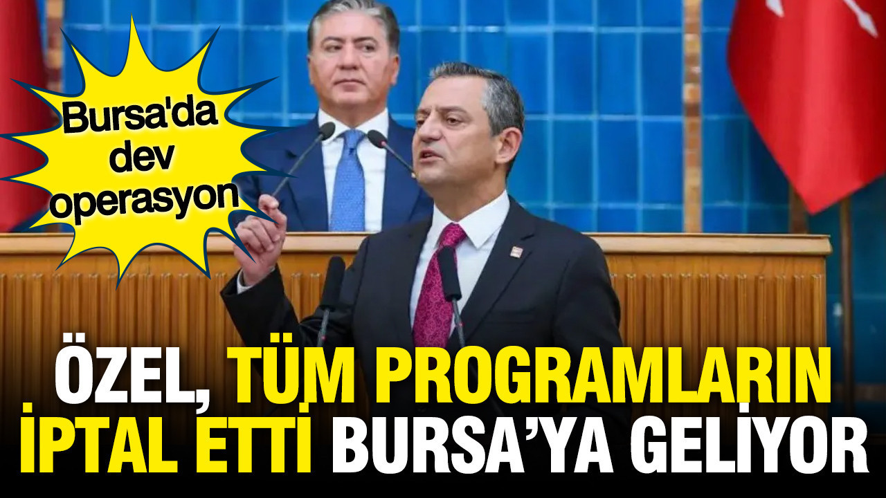 Özgür Özel'den Mustafa Bozbey kararı: Kosova programını iptal etti