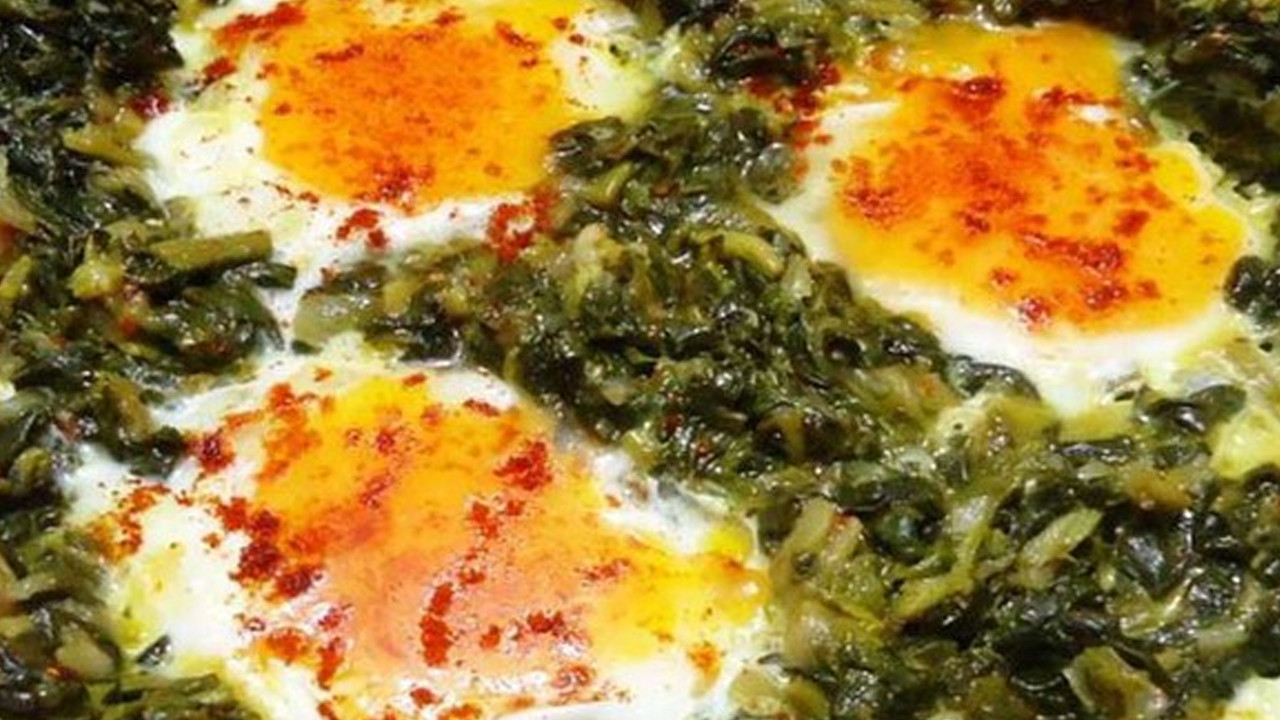 Pratik ve besleyici: 4 kişilik ıspanaklı yumurta tarifi