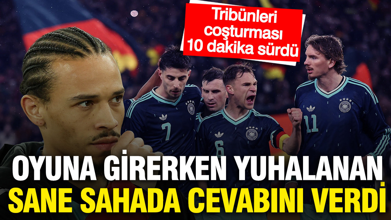 Sane yuhalandığı Almanya-Gana maçında galibiyeti getitrdi