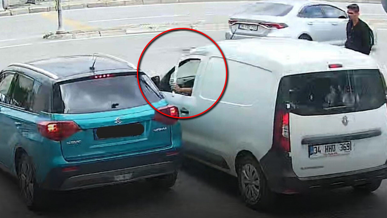 Trafikte Beyzbol sopalı saldırı: Maganda dur durak…