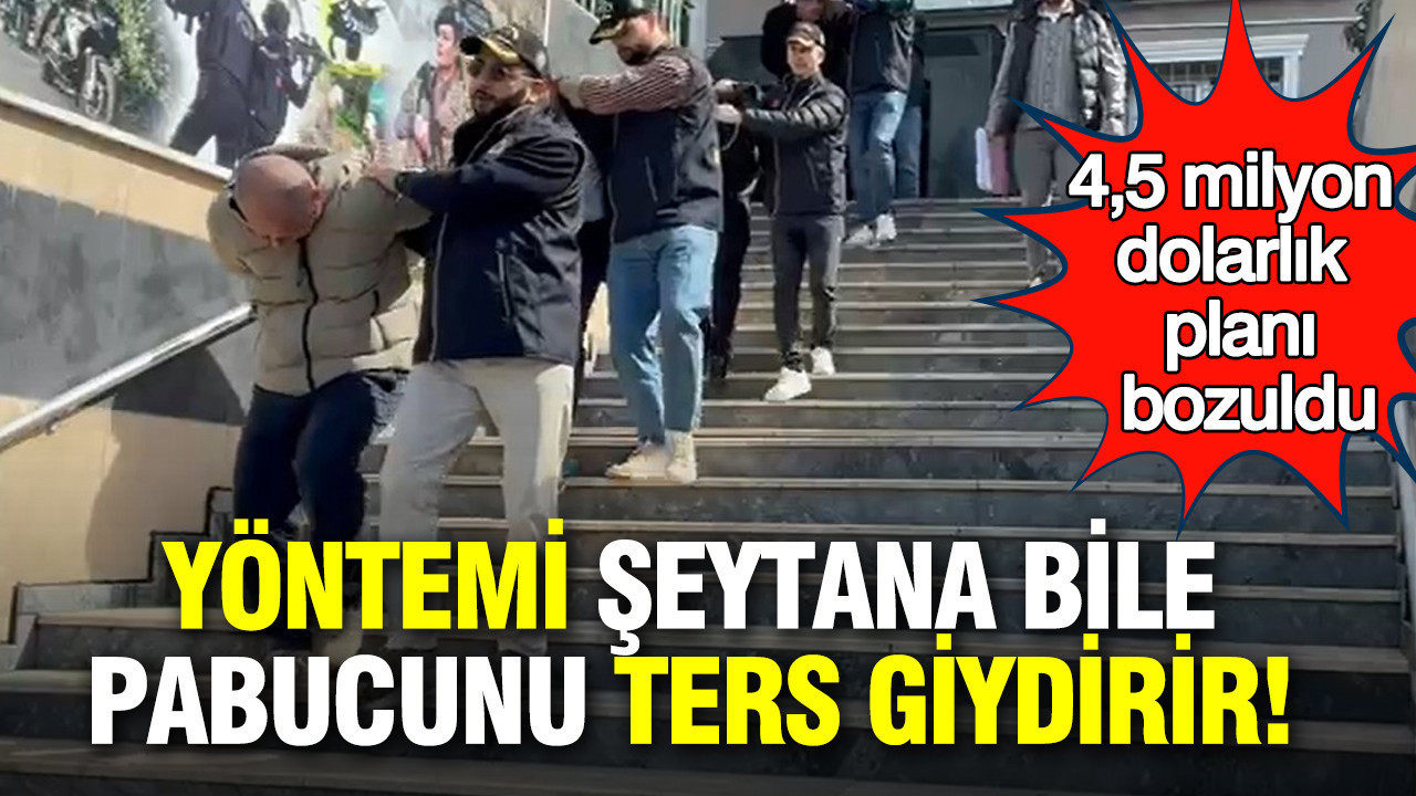 4,5 milyon dolarlık planı bozuldu: Yöntemi şeytana bile pabucunu ters giydirir