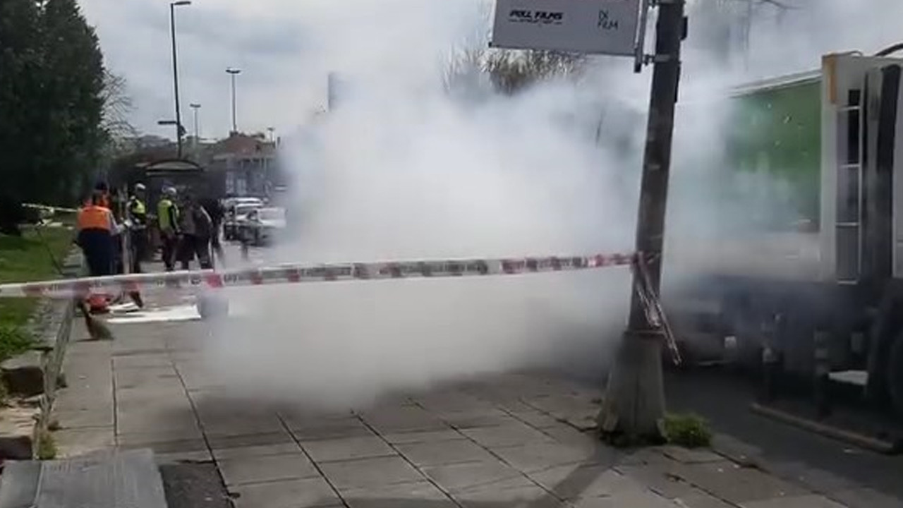 Çöp kamyonu bir anda infilak etti: İstanbul’da korku dolu anlar