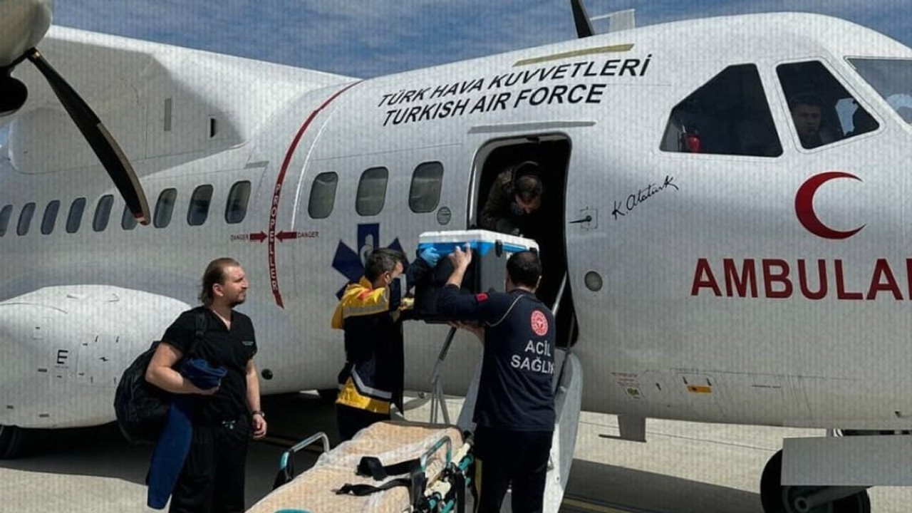 Ordu’dan ambulans uçak Ankara’ya hayat taşıdı