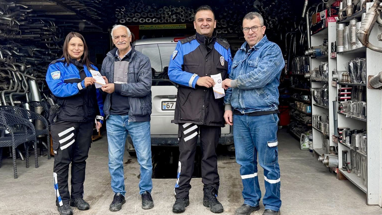 Toplum Destekli Polislerden Bozüyük eski sanayi sitesi ziyareti