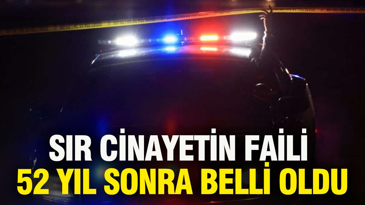 ABD'deki sır cinayetin faili 52 yıl sonra belli oldu