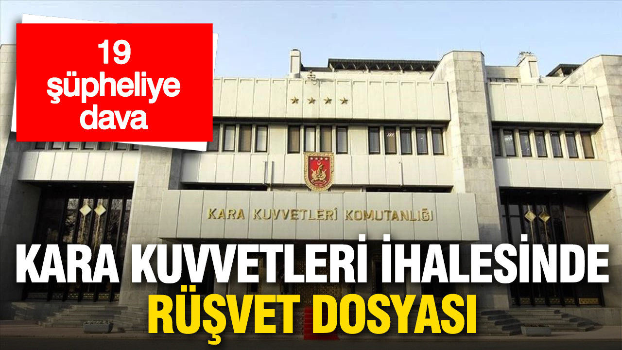 Askeri ihalede rüşvet soruşturması davaya dönüştü
